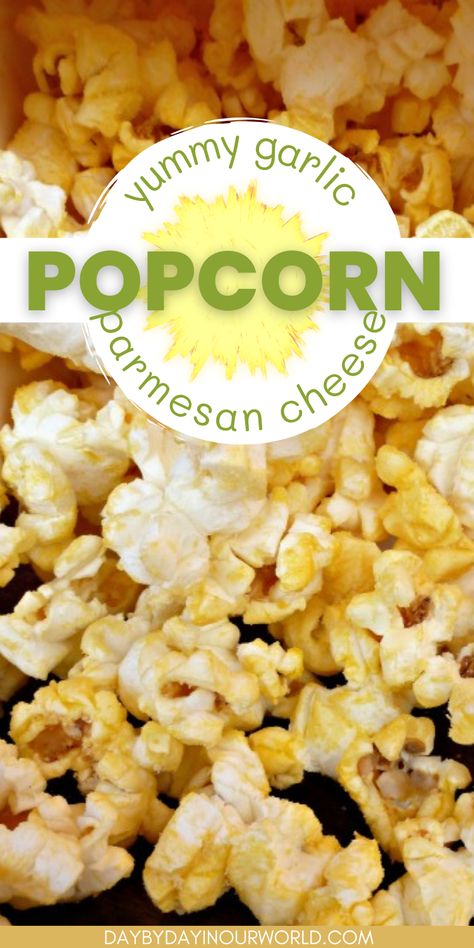 Garlic Parmesan Popcorn, Pop Popcorn On Stove, Parmesan Popcorn, Popcorn Seasoning Recipes, Popcorn Recipes Easy, Family Snacks, Popcorn Recipe, Popcorn Seasoning, Garlic Seasoning