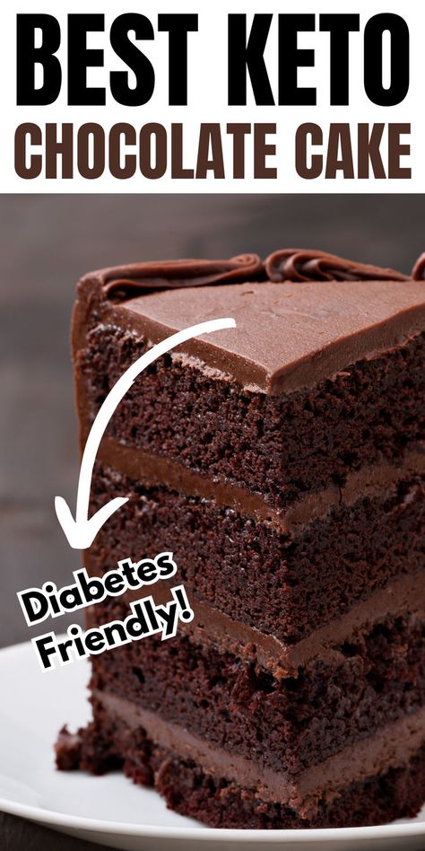 Indulge in a rich and chocolatey treat without breaking your diet with this amazing keto chocolate cake recipe. Made with almond flour and natural sweeteners, it's the perfect dessert for any occasion. Easy Keto Chocolate Desserts, Almond Meal Chocolate Cake, Diet Chocolate Cake, Best Keto Cake Recipes, Almond Flour Cake Recipes Easy, Low Sugar Chocolate Cake, Keto Chocolate Cake Recipes, Best Keto Chocolate Cake, Keto Cake Recipes