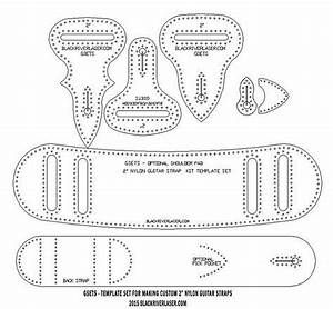 Leather Guitar Strap Pattern, Guitar Straps Diy, Leatherworking Patterns, Shotgun Chaps, Leather Patterns Templates, Leather Knife Sheath Pattern, Diy Leather Working, Custom Leather Work, Leather Working Patterns