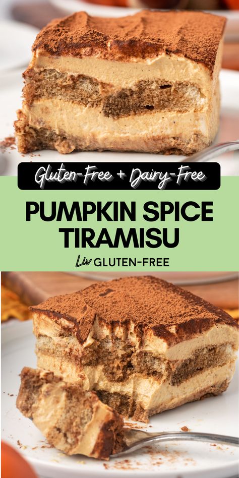 Dairy Free Thanksgiving, Gluten Free Dairy Free Dessert, Dairy Free Pumpkin, Easy Gluten Free Desserts, Fall Drink, Gluten Free Thanksgiving, Italian Dessert, Sans Gluten Sans Lactose, Gluten And Dairy Free