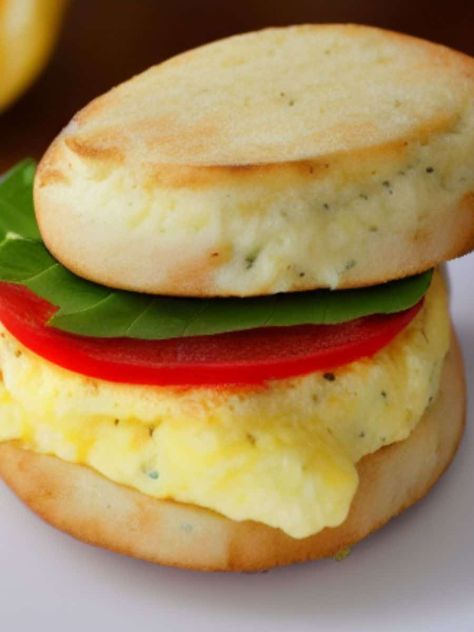 Keto English Muffin - Castle in the Mountains Keto English Muffin, Keto Buns, Keto Biscuits, Liv Pure, English Muffins, Low Carb Bread, English Muffin, Keto Breakfast, Breakfast Sandwich