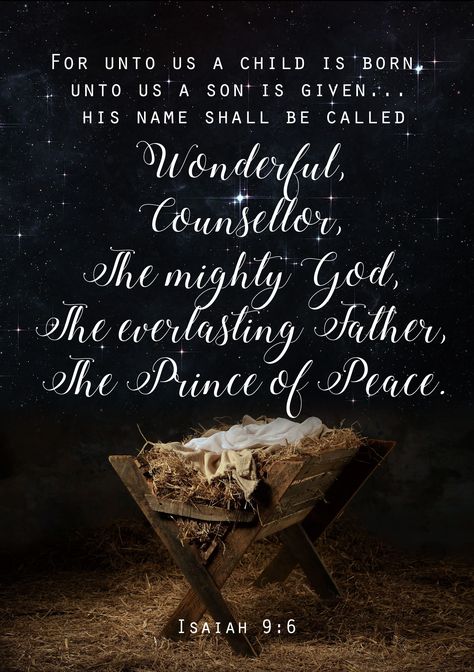 And His Name Shall Be Called Wonderful, Wonderful Counselor Mighty God Everlasting Father Prince Of Peace, For Unto Us A Child Is Born, Isaiah 9:6, Isaiah 9 6 Christmas, 2024 Word, Holiday Season Quotes, A Savior Is Born, Christmas Quotes Jesus