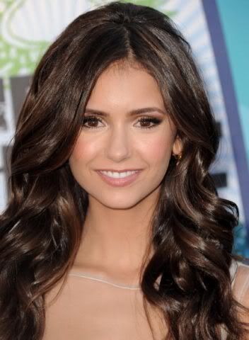 Makeup For Brunettes, Nina Dobrev Hair, Wedding Makeup For Brunettes, Wella Koleston, Katerina Petrova, Brunette Makeup, Hair Color Formulas, Chocolate Brown Hair, Big Curls