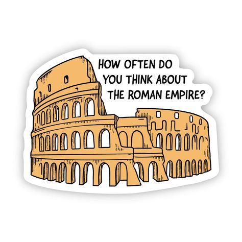 Colosseum sticker. Waterproof. 3" x 2.2". Perfect for laptops, water bottles, notebooks, and more. #colosseum #rome #sticker . #Roman_Colosseum #Funny_Laptop_Stickers #Life_Stickers #Journal_2024 Archaeology Stickers, Roman Colosseum, Funny Laptop Stickers, Life Stickers, Journal 2024, Stickers Ideas, Paw Print Stickers, The Roman Empire, Collage Phone Case