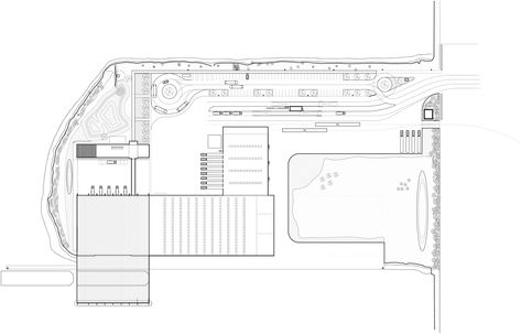 SIMS Material Recovery Facility Site Plan Material Recovery Facility, Recycling Facility Architecture, Building Plan Drawing, Factory Plan, Site Development Plan, Garbage Recycling, Recycling Station, Architecture Design Process, Recycling Facility