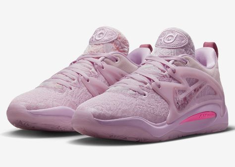 Nike KD 15 Aunt Pearl DQ3851-600 Release Date-4 Kd 15 Aunt Pearl, Vb Shoes, Nike Kd 15, Bball Shoes, Best Volleyball Shoes, Sport Shoe, Pearl Shoes, Nike Kd, Baskets Nike