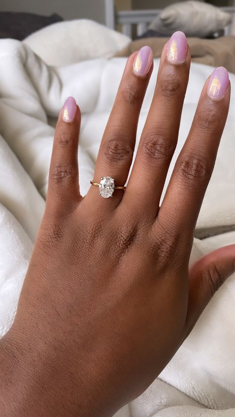 Engagement Ring On Black Woman Hand, Engagement Ring Black Woman, Engagement Rings Black Women, Wedding Rings Black Women, Engagement Rings Black Women Hand, 3 Ct Oval Engagement Ring, October Goals, Kingdom Marriage, Black Weddings