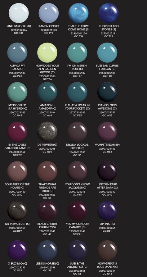 OPI GEL COLOURS #TEAL & #BROWN Opi Gel Nail Polish Colors, Opi Gel Nail Colors, Short Fall Nail Designs, Short Fall Nail, Gel Opi, Opi Gel Nail Polish, Opi Nail Polish Colors, Dip Nail Colors, Opi Gel Nails