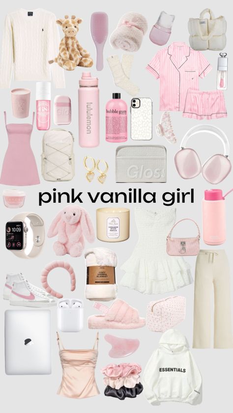 Pink Vanilla Girl, Pink Clean Girl, Princess Pilates, Outfit Chill, Clean Girl Outfit, Coquette Core, Fav Products, Romantic Academia, Future Vision