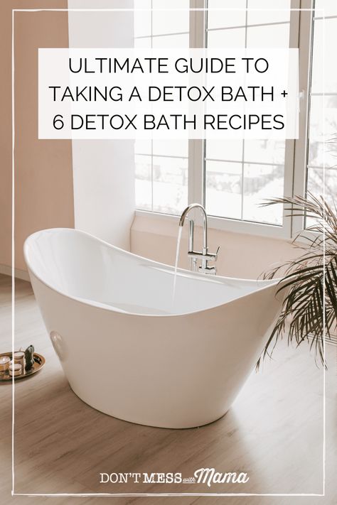 Detox baths do wonders for the body and mind as they help eliminate toxins while replenishing vital minerals and nutrients. This detox bath guide covers the many benefits of this ancient remedy as well as detox bath recipes to get you started. Debloat Bath, Healthy Bath Soaks, Essential Oil Detox Bath, Detoxing Bath Soak, Diy Detox Bath, Epsom Salt Detox Bath, Bath Detox For Women, Detox Bath With Bentonite Clay, Mineral Bath Soak Diy