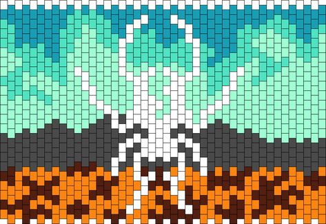 MCR DANGER DAYS COVER FIXED Pony Bead Patterns | Misc Kandi Patterns for Kandi Cuffs Post Malone Perler Beads, Kandi Patterns Single, Mcr Pixel Art, Mcr Bracelet Pattern, Mcr Perler Beads, Deltarune Kandi Pattern, Scene Kandi Patterns, Kandi Panel Pattern, Mcr Kandi Pattern