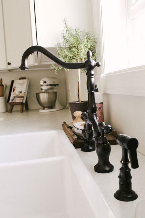 Rustic Kitchen Hardware, Farmhouse Kitchen Hardware, Farmhouse Faucet, Faucet Hardware, Farmhouse Sink Faucet, French Farmhouse Kitchen, Hardware Kitchen, Brass Kitchen Faucet, Black Kitchen Faucets