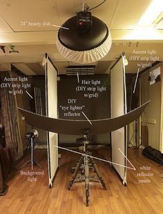 Booth Lighting, Studio Lighting Setups, Lighting Diagram, Photography Studio Setup, Photography Lighting Setup, Home Studio Photography, Photo Hacks, Photo Techniques, Lighting Techniques