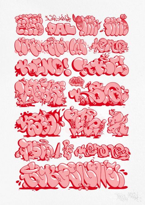 abc Graffiti Art Letters, Graff Art, Graffiti Piece, Graffiti Words, Graffiti Lettering Fonts, Graffiti Writing, Graffiti Doodles, Graffiti Tagging, Graffiti Alphabet