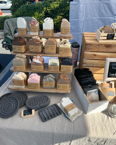 Mahany farmers market , 8-1:00 today! Roseville🌹 Farmers Market Set Up, Farmers Market Booth Display, Homestead Crafts, Goals 2025, Cottagecore Life, Farmers Market Booth, Farmers Market Display, Market Booth, Market Stands