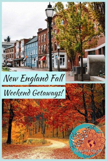 New England Weekend Getaways are great, but fall New England weekend getaways are fabulous! Our four favorite places to visit in the fall, or any other time.  Do them one weekend at a time, or how about a road trip down the coast to catch all four?  #Newenglandfall  #newportrhodeisland #bostonmass #mysticconnecticut #portlandmaine New England Road Trip Fall, New England Fall Itinerary, 7 Day New England Fall Road Trip, New England Travel Fall, Fall Foliage Trips New England, Fall Weekend Trip, Fall Weekend Getaway, Best Weekend Trips, Romantic Weekend Getaways