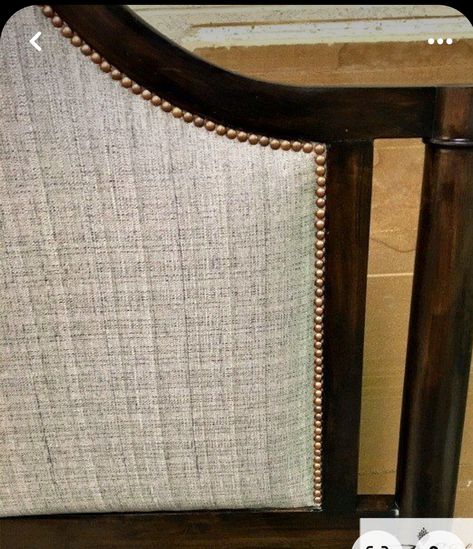 How To Add Upholstery To Headboard, Refurbished Headboard Ideas, How To Reupholster A Headboard, How To Upholster A Headboard, Headboard Makeover Diy, Refurbished Headboard, Reupholster Headboard, Headboard Makeover, Farmhouse Bedroom Set