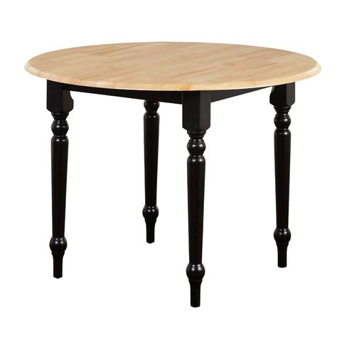 Alcott Hill® Cecelia Extendable Round Solid Wood Dining Table & Reviews | Wayfair Extendable Dining Table Wood, Round Extendable Dining Table, Wood Table Diy, Dining Table Wood, Into The Wood, Stone Dining Table, Mid Century Dining, Drop Leaf Table, Solid Wood Dining Table