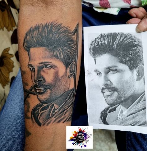 Arjun Tattoo, Aztec Tattoo Designs, Aztec Tattoo, Best Tattoos, Allu Arjun, Face Tattoo, Tattoo Studio, Ink Tattoo, Bangalore