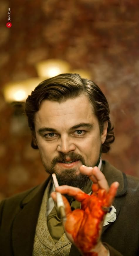 Django Unchained Leonardo Dicaprio, Famous Movies Scenes, Famous Film Scenes, Calvin Candie Django, Django Unchained Art, Django Aesthetic, Django Unchained Aesthetic, Iconic Scenes In Movies, Django Wallpaper