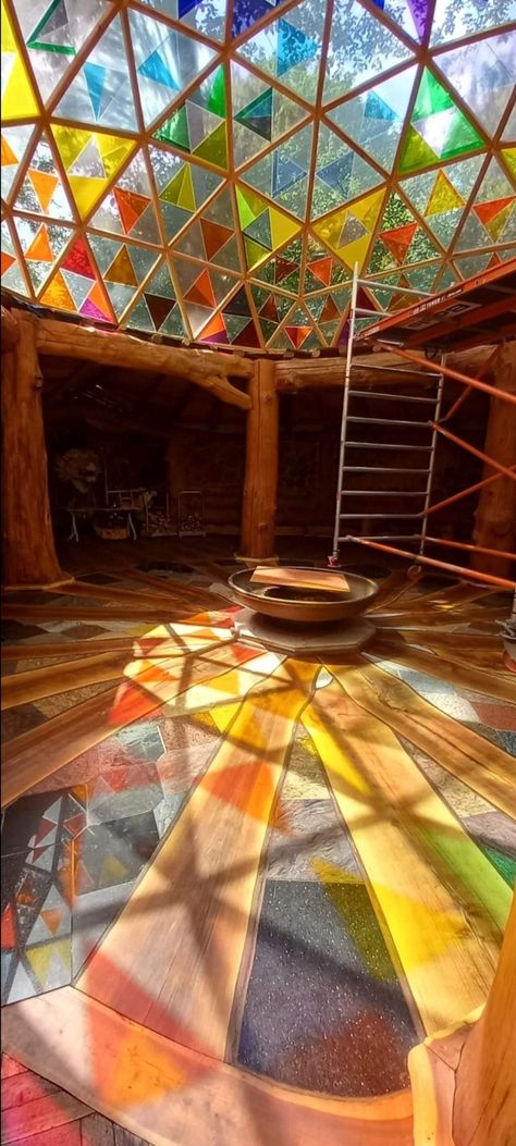 Geodesic Dome Interior, Dome Home Interior, Dome House Interior, Zome Dome, Geodesic Dome House, Wellbeing Space, Cordwood Homes, Architecture Career, Dome Homes