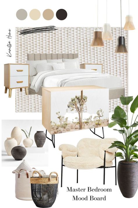 Dressing Room Mood Board, Hotel Bedroom Mood Board, Neutral Room Black Accents, Bedroom Moodboard Interior Design Minimalist, Main Bedroom Mood Board, Japandi Mood Board Bedroom, Minimalist Nordic Bedroom, Mood Board Inspiration Bedroom, Bedroom Styles Contemporary