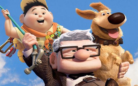 Up, Russel,Carl and Dug Carl Fredricksen, Up 2009, Disney Png, Up The Movie, Film Story, Travel Movies, Movies 2014, Party Themes For Boys, Disney Pixar Up