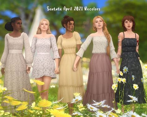 33+ Stunning Sims 4 Cottagecore CC (Maxis Match & Free) Cottagecore Wedding Dresses, Sims 4 Wedding Dress, Sims 4 Cottage, Kids Maxi, Cottage Dress, Sims 4 Cc Skin, Sims 4 Expansions, Cottagecore Outfits, Sims 4 Dresses