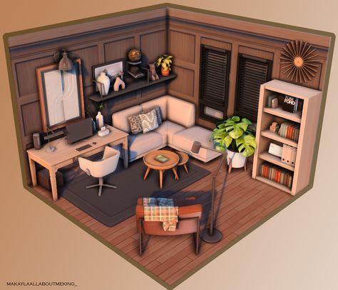 Sims Study Room Ideas, Sims 4 Piano Room, Sims 4 Aesthetic Office, Sims 4 Office Ideas No Cc, Sims 4 Decor Ideas Base Game, Sims 4 Foyer, Sims 4 Art Room, Sims 4 Foyer Ideas, Sims Office Ideas