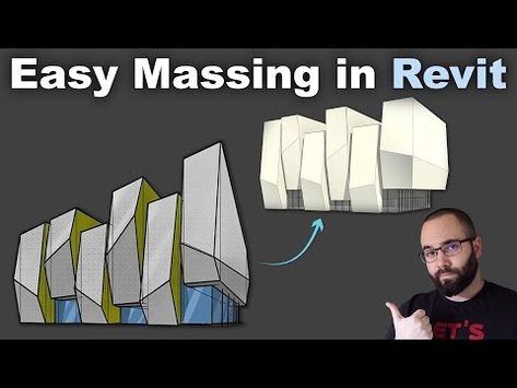 Easy Massing in Revit Tutorial - YouTube Revit Tutorial