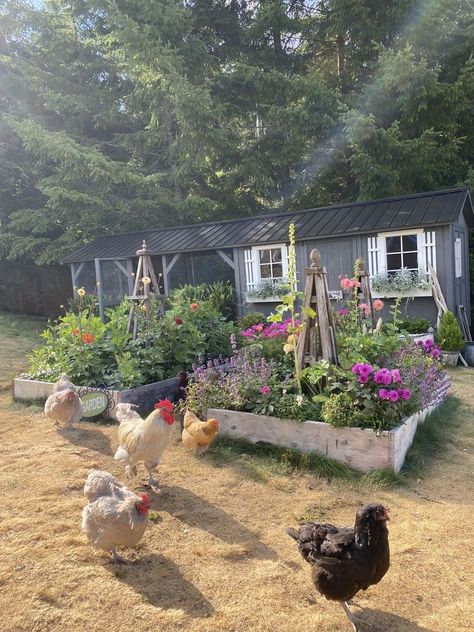 Farm Lifestyle, Future Farms, Garden Decor Diy, Diy Craft Ideas, Garden Decor Ideas, Dream Cottage, Rustic Garden Decor, Diy Farmhouse, Garden Cottage