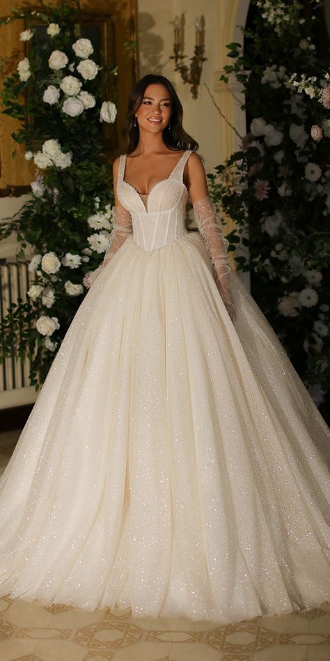 Simple Wedding Dresses For Cute Brides Wedding Dresses Guide Wedding Dresses Ball Gown Sweetheart, Christian Wedding Gowns, A Line Ball Gown, Sleeveless Wedding Gown, Sheer Gloves, 2024 Wedding Dresses, Popular Wedding Dresses, Simple Wedding Dresses, Wedding Dress Silhouette