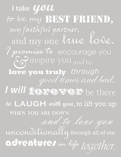 Best Friend Vows, Vows To Husband, Wedding Vows That Make You Cry, Wedding Quotes To A Friend, Best Wedding Vows, Be My Best Friend, Wedding Vows To Husband, Wedding Ceremony Script, Wedding Ceremony Ideas