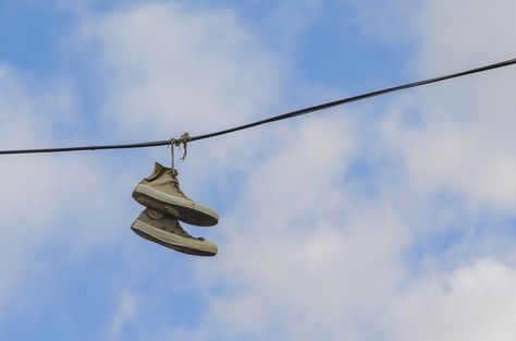 Shoes On Telephone Wire, Chucks Shoes, Photo Boots, Telephone Line, Phone Cords, Aesthetic Board, Drawing Inspo, Power Cable, Free Photo