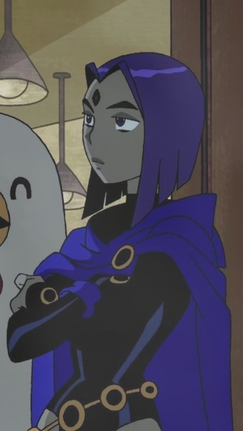 wallpaper teen titans Raven Casual Outfit, Corvina Titans, Raven Teen Titan Icon, Raven Titan, Raven Halloween Costume, Raven Pfp, Raven Wallpaper, Old Teen Titans, Raven Comics