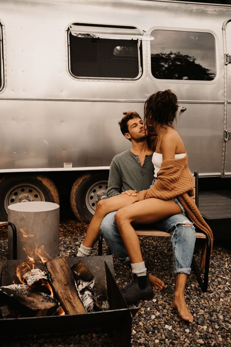 Airstream Love by Erin Venable Photography › Beloved Stories Airstream Photoshoot, Camper Couple, Staging Decor, Cowgirl Photoshoot, Winter Couple, Contemporary Romance Novels, Retro Camping, Camping Aesthetic, Retro Campers