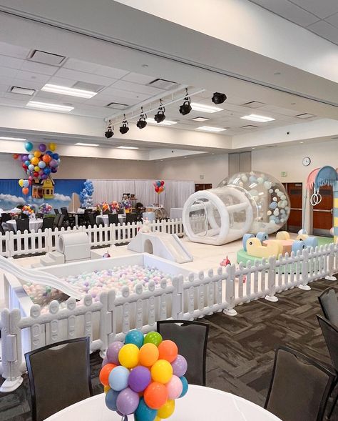 Birthday Party Hall Interior Design, Event Hall Interior Design, Soft Play Birthday Party, Kids Party Hire, Birthday Party Halls, Party Rental Ideas, Party Rentals Business, Kids Party Rentals, Rental Ideas