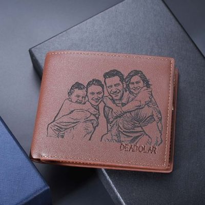 Personalized Photo Wallets for Men,Women | GetNameNecklace Personalized Leather Wallet, Keychain For Men, Credit Card Holder Wallet, Leather Billfold, Leather Credit Card Holder, Personalized Cross, Card Holder Purse, Photo Keychain, Purse Gift