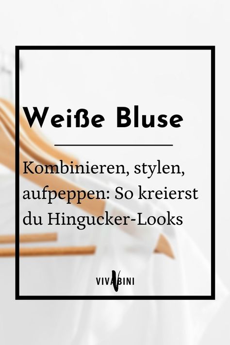 Die weiße Bluse ist ein Must-have im Kleiderschrank und ein vielseitiges Kleidungsstück. Theoretisch. Praktisch wirkt die weisse Bluse schnell langweilig und bieder. Auf Vivabini.de zeige ich dir verschiedene Möglichkeiten die weiße Bluse zu kombinieren, zu stylen und mit Accessoires aufzupeppen. Entdecke jetzt lässige Outfits mit weißer Bluse. Mode Outfits Ab 50, Outfit Frühling 2023, Elegant Business Outfit, Clothing Refashion, Mode Ab 50, Work Outfits Frauen, Elegantes Outfit Damen, Pullovers Outfit, Neue Outfits