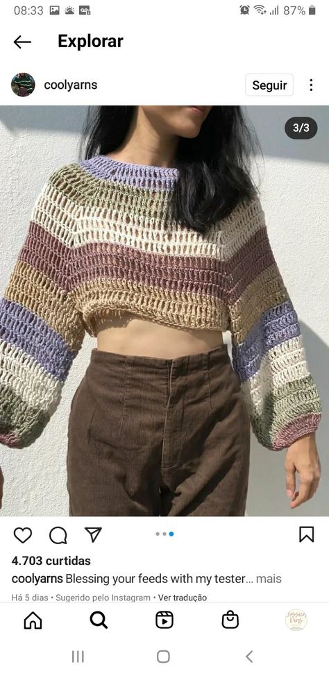 Treble Crochet Sweater, Crochet Raglan Sweater, Crochet Design Pattern, Raglan Sweater, Crochet Fashion Patterns, Casual Day Outfits, Easy Trendy Outfits, Crochet Top Pattern, Free Crochet Patterns