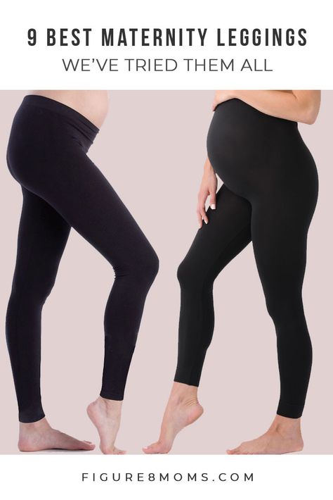 We’ve tried them all on and, we are so happy to have come up with this guide for all of our #mamas.  Check out our guide to the Best Maternity Leggings.   #maternityleggings #momlife #leggingsarepants #bestmaternityleggings #newmommylife #newmomlife #pregnancy #momtobe2019 #motherhoodrising #motherhoodinstyle #momcommunity Maternity Outfit Ideas Casual, Pregnancy Leggings, Pregnancy Leggings Outfit, Maturity Clothes, Pregnancy Pants, Maturity Outfits, Best Maternity Clothes, Maternity Clothing, Maternity Leggings Outfit