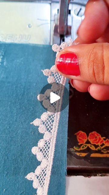 Jass Designer on Instagram: "✨Sewing Tips And Tricks✨ Lace Attatch Perfectly On Fabric . #sewing #stitching #trending #reel #jassdesigner #Costura #facavocemesmo" Sewing Lace To Fabric, How To Sew Lace On Fabric, Couture Sewing Techniques Tutorials, Sewing With Lace, Lace Fabric Diy, Stitching Machine, Lace Sewing, Sewing Tips And Tricks, Sewing Machine Basics