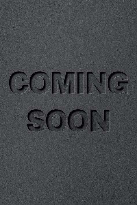 Coming soon paper cut lettering word art | free image by rawpixel.com / Chim Coming Soon Aesthetic, Coming Soon Logo, Coming Soon Design, Coming Soon Instagram, Instagram Divider, Instagram Fonts, Esthetics Room, Instagram Branding Design, Salon Logo Design