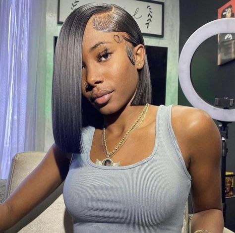 Side Part Asymmetrical Bob Weave, Buss Down Middle Part Bob, Bob Lace Front Wigs Side Part, Side Bob Wig, Bob Hairstyles For Black Women Side Part, Side Part Bob Lace Frontal, 12 Inch Bob Wig Side Part, Sew In Bob Side Part, Quickweave Bob Side Part