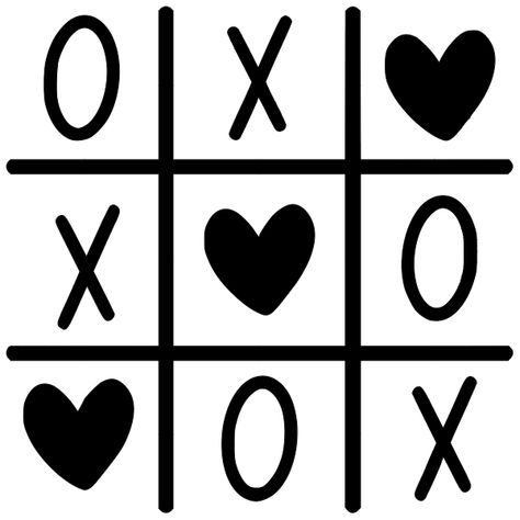 Tic Tac Toe Valentine, Emoji Coloring Pages, S Icon, Cute Coloring Pages, Tic Tac Toe, Tic Tac, Cricut Design, Coloring Pages, Cricut