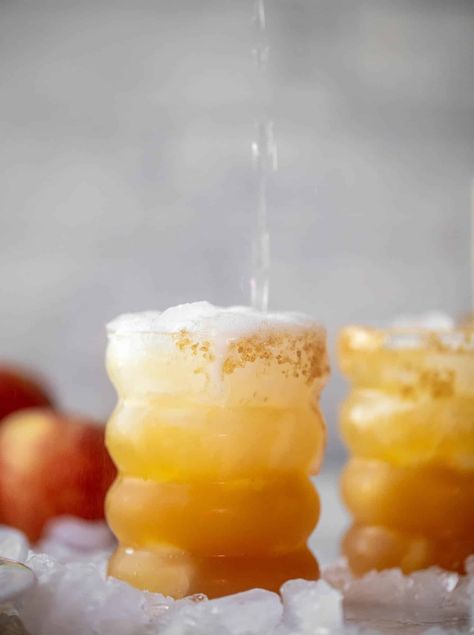 Apple Cider Cocktail with Salted Caramel Vodka Apple Cider Caramel Vodka, Apple Cider Martini, Cider Martini, Salted Caramel Vodka, Apple Cider Caramel, Cider Cocktail Recipes, Caramel Drinks, Cider Cocktail, Boozy Milkshake