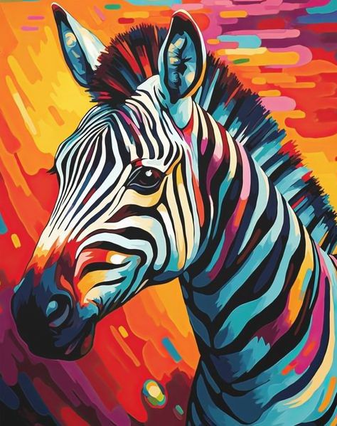 I LOVE Beautiful things! Including Beautiful Paintings of Beautiful Colorful Animals! So.. I've created an album of some of my favorite Living Creatures in Beautiful Color! NOT MY IMAGES! Unless otherwise stated.. #inlivingcolor #colorfulanimalpaintings #colorfulpaintings  #colorfulanimals #animalpaintings #colorful #livingcolor #art #swirlart #paintings #colorfulart #zebra #paintedzebra Zebra Painting Acrylics, Colorful Animal Paintings, Zebra Wall Art, Zebra Painting, Zebra Wall, Dog Pop, Dog Pop Art, Art Of Beauty, Art Painting Gallery