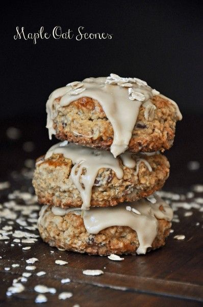 Maple Oat Scones Recipe Oat Scones Recipe, Oat Scones, Baking Scones, Scone Recipes, Gf Flour, Scones Recipe, Breakfast Sweets, Crumpets, Quick Breads