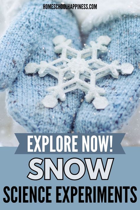 Get ready for some winter fun with these hands-on snow science experiments! Perfect for preschoolers, these easy and engaging activities will teach kids about the properties of snow, ice, and freezing temperatures. Whether you're observing how snow melts or creating colorful snow art, these experiments will keep little learners entertained while sparking their curiosity about the world around them. Perfect for homeschool or classroom settings during the colder months! Snow Experiments Preschool, Snow Science, Winter Math Activities, Winter Science, Snow Theme, Snow Activities, Easy Science Experiments, Snow Art, Snow Ice