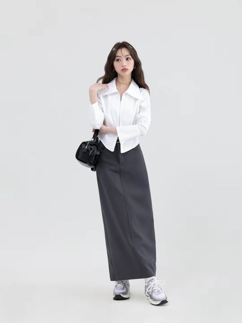 Baguio Outfit, Casual College Outfits, Office Outfits Women, Modesty Fashion, Casual Day Outfits, Fashion Aesthetics, Korean Girl Fashion, Casual Chic Outfit, Simple Trendy Outfits